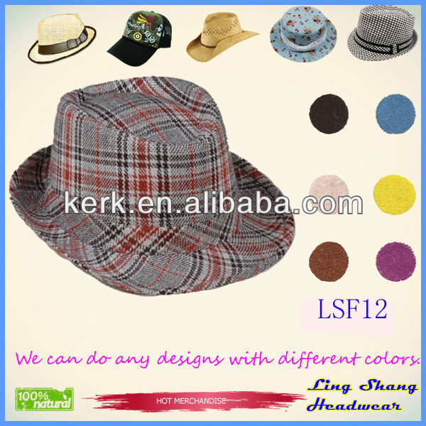 lsf12、 安いカウボーイ2014年熱い販売のファッションヴィンテージフェドーラ帽-ソフト帽の帽子問屋・仕入れ・卸・卸売り