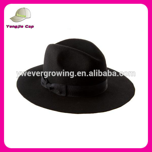 素晴らしいスタイリッシュ設計広いつばのフェドーラ帽販売のための-ソフト帽の帽子問屋・仕入れ・卸・卸売り