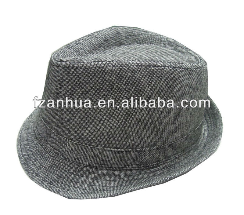 安いファッションフェドーラ帽カスタムロゴバンド-ソフト帽の帽子問屋・仕入れ・卸・卸売り