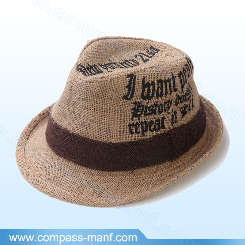 レディース・メンズ夏の日よけ帽マークされた言葉-ソフト帽の帽子問屋・仕入れ・卸・卸売り