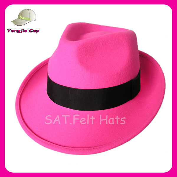 ホットな2014年女スタイル卸売フェドーラ帽-ソフト帽の帽子問屋・仕入れ・卸・卸売り