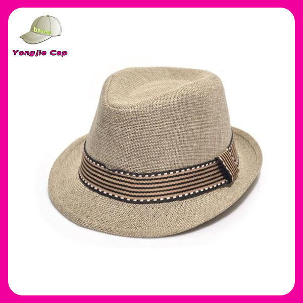 新しいスタイルのデザイナーフェドーラ帽カスタムロゴバンド-ソフト帽の帽子問屋・仕入れ・卸・卸売り