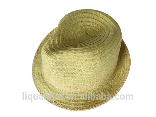 自然ファッションと高- グレードフェドーラ帽子の毛が-ソフト帽の帽子問屋・仕入れ・卸・卸売り