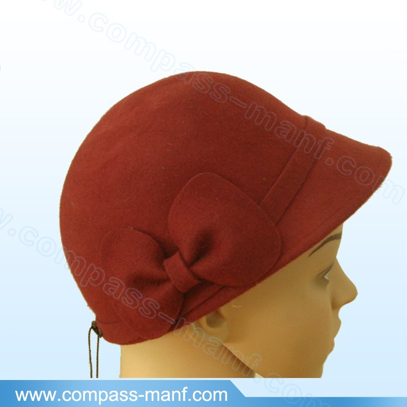 新しいファッションの女性のウールの帽子を感じた装飾品-ソフト帽の帽子問屋・仕入れ・卸・卸売り