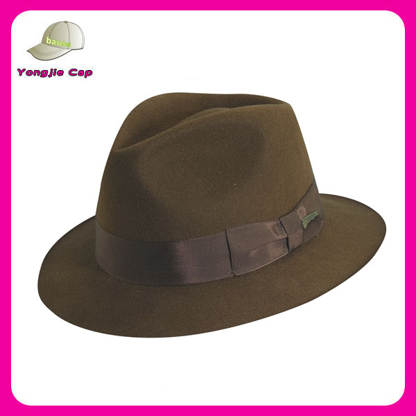高品質の柔らかいフェルトフェドーラ帽卸売-ソフト帽の帽子問屋・仕入れ・卸・卸売り