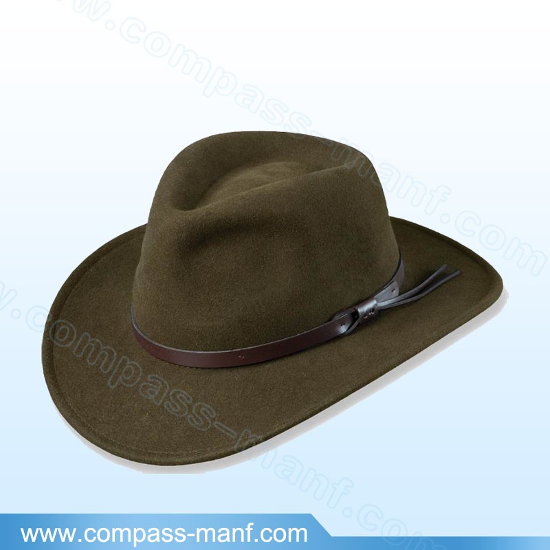 西部のカウボーイフェドーラ帽子パナマスタイル-ソフト帽の帽子問屋・仕入れ・卸・卸売り