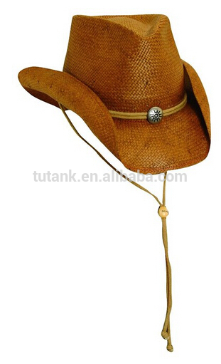 西部の帽子の形を整えられるつば付きユニセックストーヨーあごひも-カウボーイ帽子問屋・仕入れ・卸・卸売り