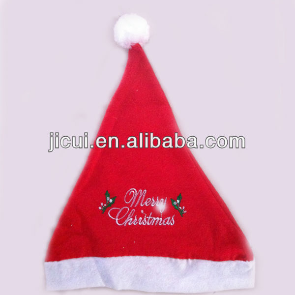 ユニークな赤いメリークリスマス付きクリスマス帽子の文字の装飾-パーティーハット問屋・仕入れ・卸・卸売り