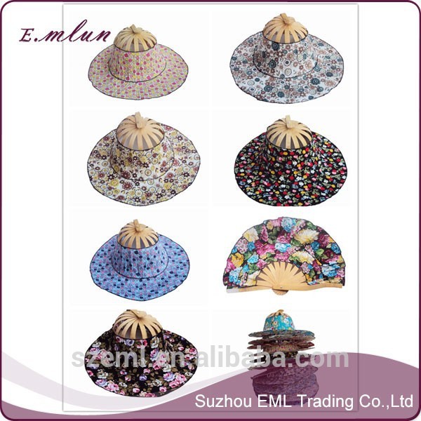 2016最新のファッション太陽の帽子で作られた竹中国-その他帽子、キャップ問屋・仕入れ・卸・卸売り