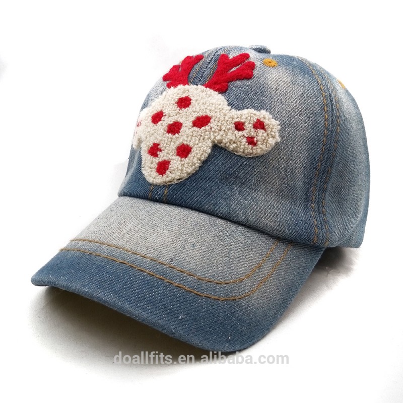 100％カウボーイのための材料ブラシを掛けた重いchilren良い品質のロゴキャップ-その他帽子、キャップ問屋・仕入れ・卸・卸売り