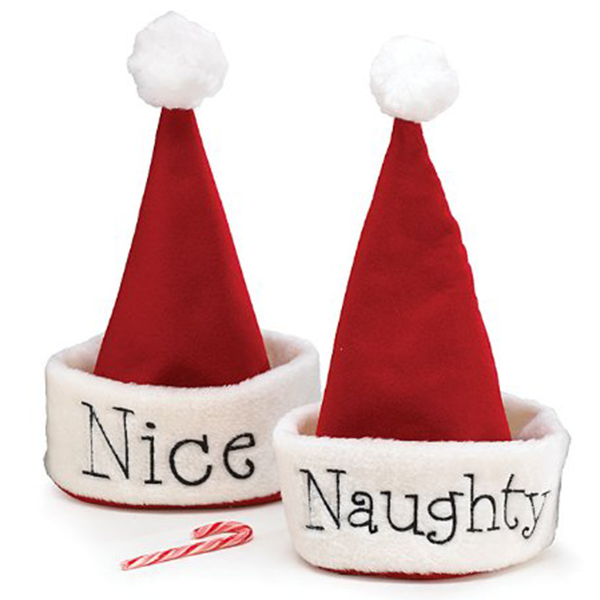 サンタのクリスマスの帽子とハンドステッチいたずらなお祝いの素敵な休日の帽子-パーティーハット問屋・仕入れ・卸・卸売り