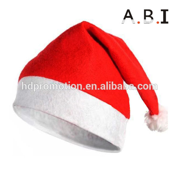 大人子供熱い販売フェルトサンタクリスマスライト付きクリスマス帽子-パーティーハット問屋・仕入れ・卸・卸売り