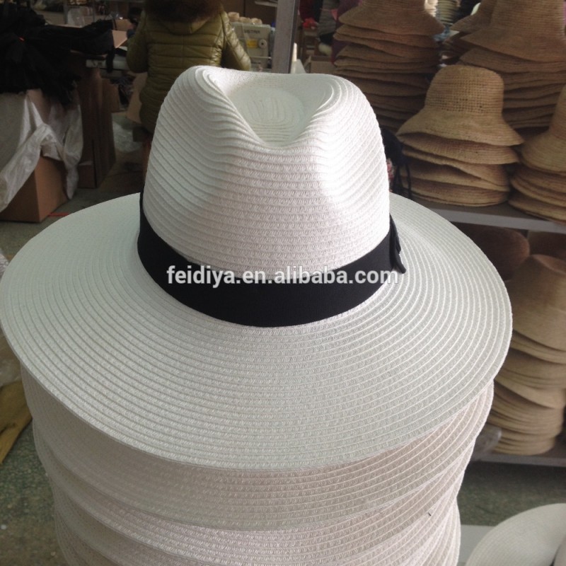 ファッション広いつばパナマ麦わら帽子用男性-麦わら帽子問屋・仕入れ・卸・卸売り
