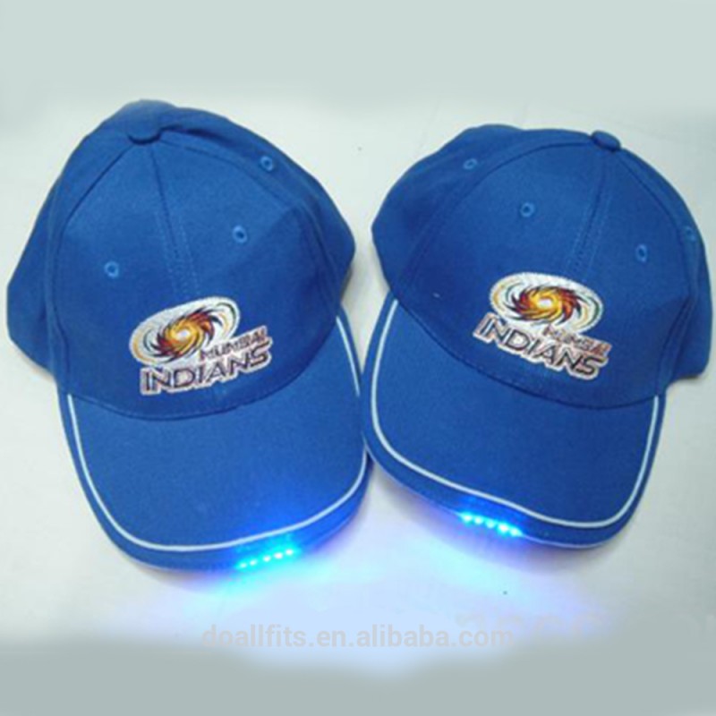 のためのカスタムロゴledライト野球帽中国で行う-パーティーハット問屋・仕入れ・卸・卸売り