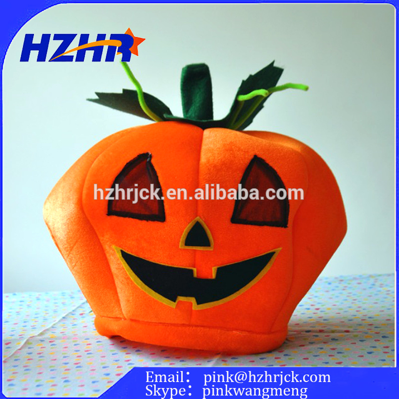 、帽子を着用のカボチャhallowmasギフト子供のための子供のハロウィンのカボチャ帽子-パーティーハット問屋・仕入れ・卸・卸売り