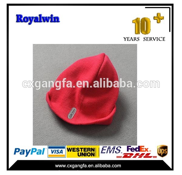 高品質の赤いカスタムビーニーファッション/女性用ニット帽-冬用帽子問屋・仕入れ・卸・卸売り