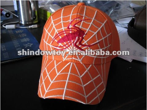 刺繍の野球帽とクモの巣ファッションスパイダー-スポーツキャップ問屋・仕入れ・卸・卸売り