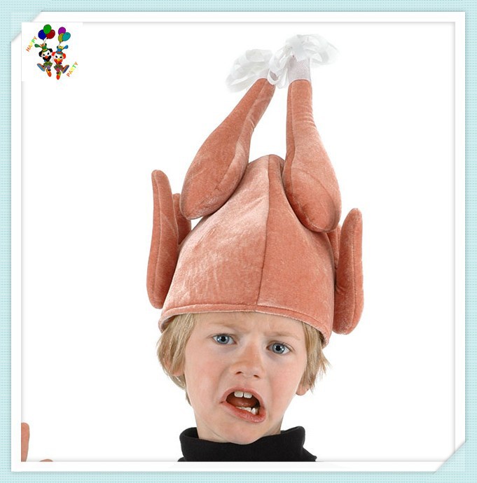 男女兼用子供の面白い感謝祭七面鳥トロットhpc-0224パーティー豪華な帽子-パーティーハット問屋・仕入れ・卸・卸売り