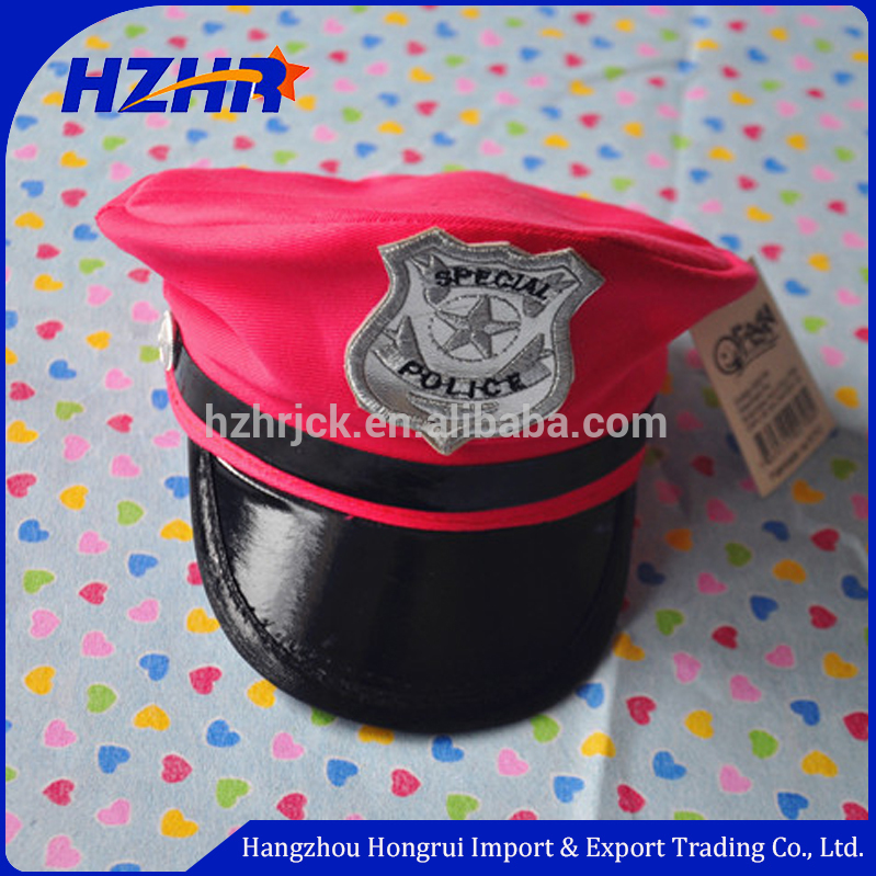 コスプレパーティー使用セキュリティガード警察キャップ帽子子供のため-パーティーハット問屋・仕入れ・卸・卸売り