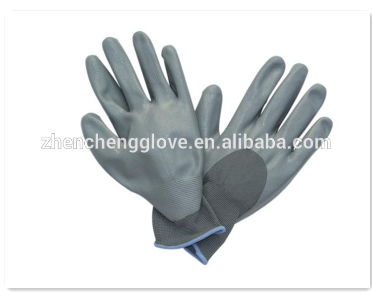 新しいカットレベル5編ニトリルでコーティングされた手袋砂の仕上げ-ナイロン手袋、ミトン問屋・仕入れ・卸・卸売り