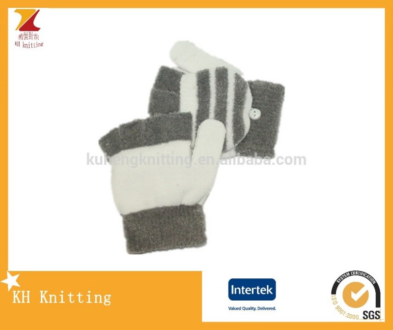 高品質暖かいファッションナイロン編み指なし手袋でカバー-ナイロン手袋、ミトン問屋・仕入れ・卸・卸売り