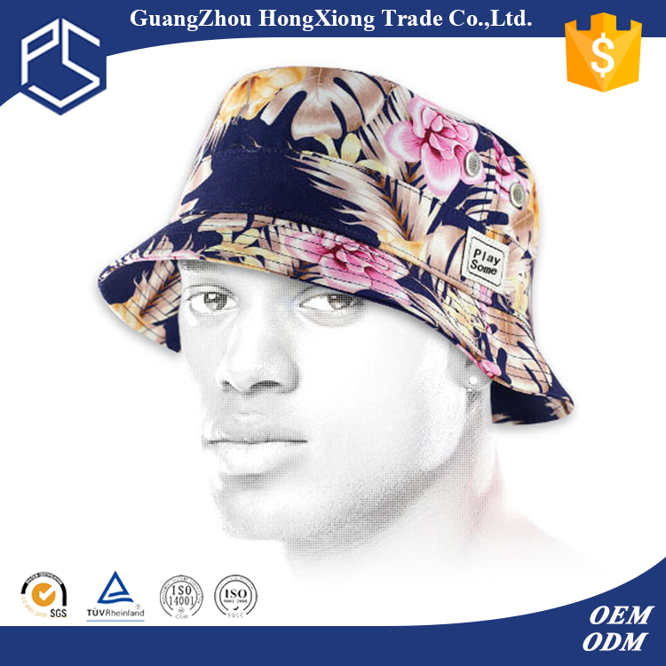中国製品印刷されたカスタムメイドの花安いバケツの帽子-バケツハット問屋・仕入れ・卸・卸売り