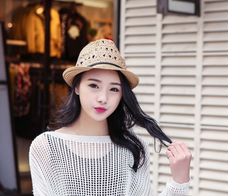 ファッション折りたたみプロモーション帽子安い卸売紙レディース麦わら帽子-麦わら帽子問屋・仕入れ・卸・卸売り