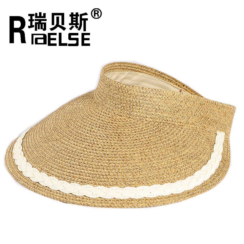 ファッションレディー帽子安いバイザー帽子ファッション紙わら帽子-麦わら帽子問屋・仕入れ・卸・卸売り