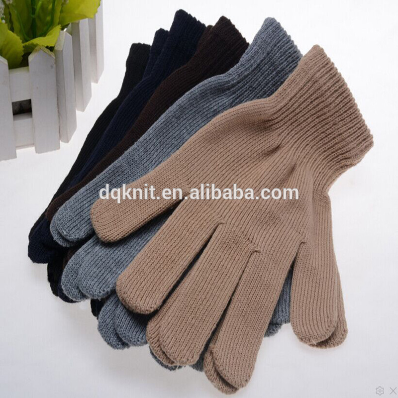 冬暖かい2015plyester手袋を編んだ-カシミヤ手袋、ミトン問屋・仕入れ・卸・卸売り