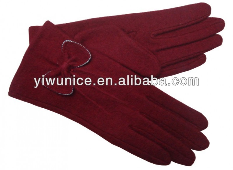 2014冬のホット販売ファッション新しいスタイルレディウール手袋-ウール手袋、ミトン問屋・仕入れ・卸・卸売り