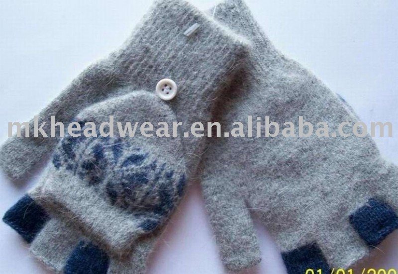 ウールのアクリルの混合の手袋-ウール手袋、ミトン問屋・仕入れ・卸・卸売り