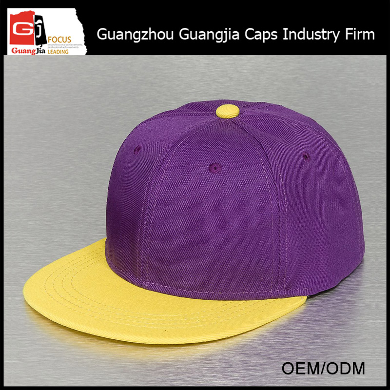 使用可能なすべての色guangjia高品質カスタム無地空白のスナップバックキャップ-スポーツキャップ問屋・仕入れ・卸・卸売り