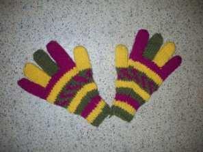 手織り冬プレーン手袋-ウール手袋、ミトン問屋・仕入れ・卸・卸売り