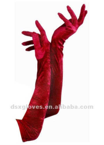 長いビロードの手袋-カシミヤ手袋、ミトン問屋・仕入れ・卸・卸売り