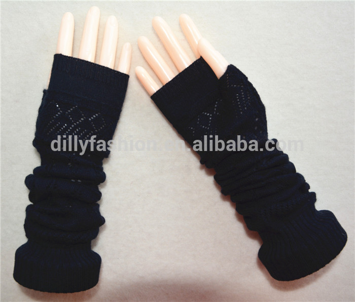カシミヤニット冬の長い袖の女性の手袋-カシミヤ手袋、ミトン問屋・仕入れ・卸・卸売り