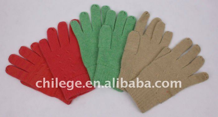 冬のカシミヤ織の手袋のカシミヤ織の手袋-カシミヤ手袋、ミトン問屋・仕入れ・卸・卸売り