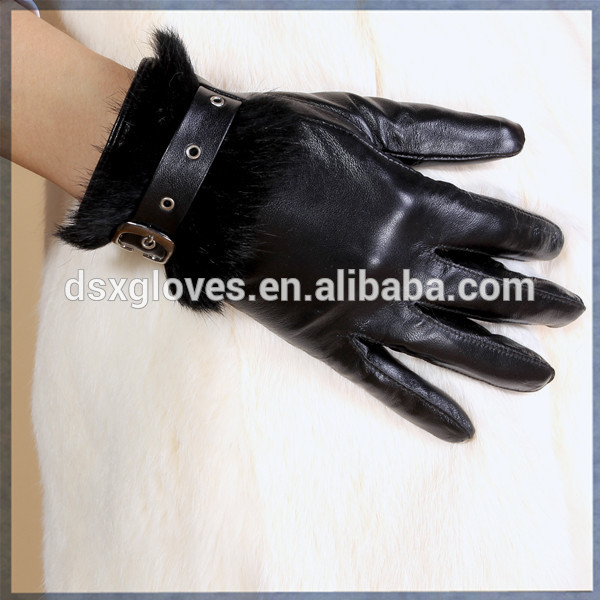 ファッションブラックパテントドレス革手袋-ウール手袋、ミトン問屋・仕入れ・卸・卸売り