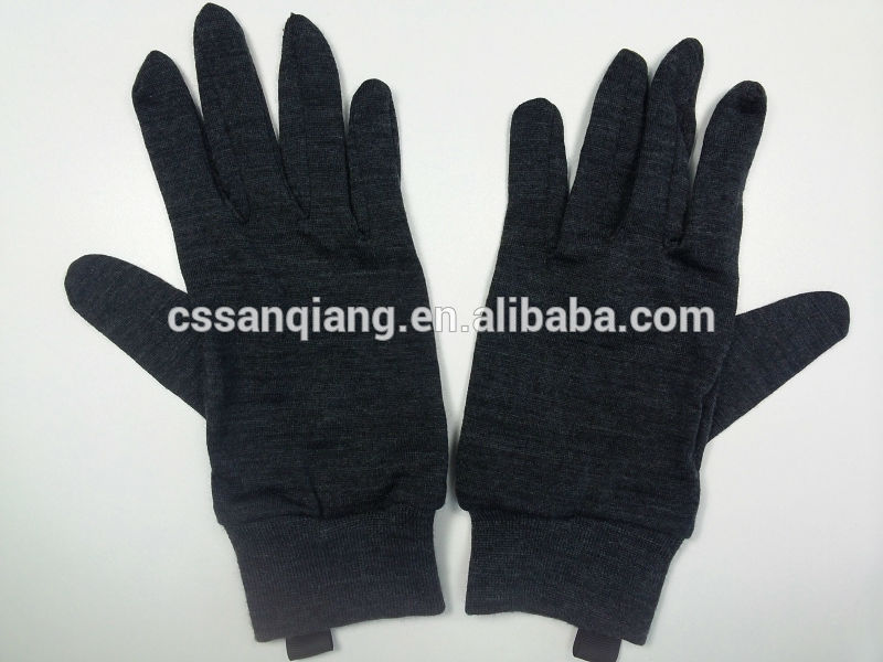 100％メリノウールの手袋/メリノウールグローブライナー-ウール手袋、ミトン問屋・仕入れ・卸・卸売り