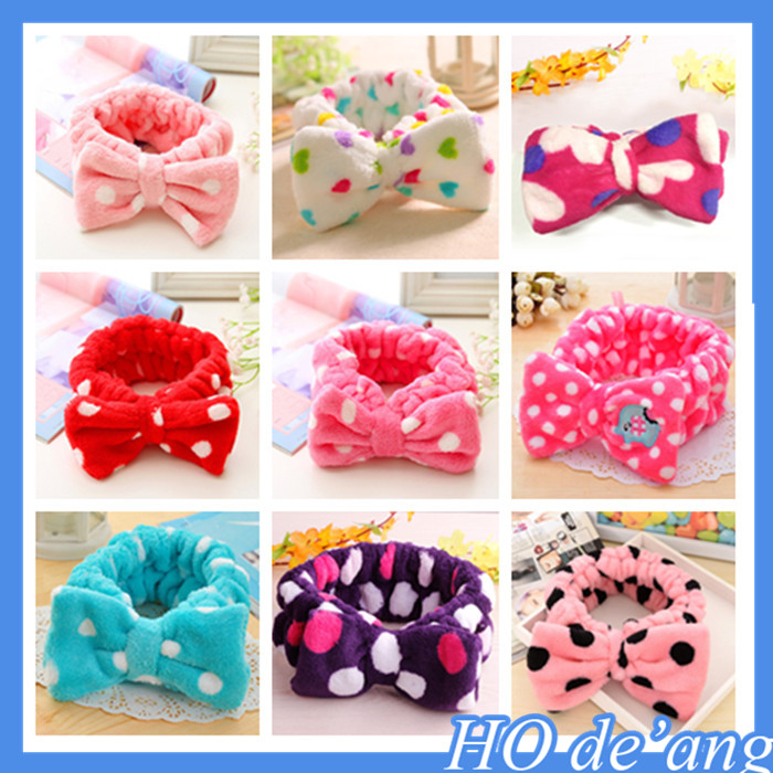 かわいいhogift弓状のサンゴベルベットの女の子のヘアバンドヘッドバンドヘアアクセサリー卸売mho-164-ヘアバンド問屋・仕入れ・卸・卸売り