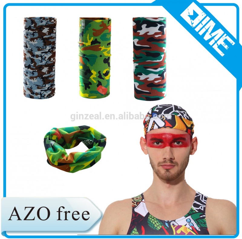メーカーcamouflag 100%ポリエステルスポーツ海賊バンダナは中国製-バンダナ問屋・仕入れ・卸・卸売り