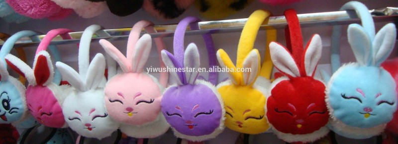 様々なウサギのデザイン色子供たち120405919901耳がカバーしています、 かわいい、 暖かく、 快適に!-イヤーマフ問屋・仕入れ・卸・卸売り
