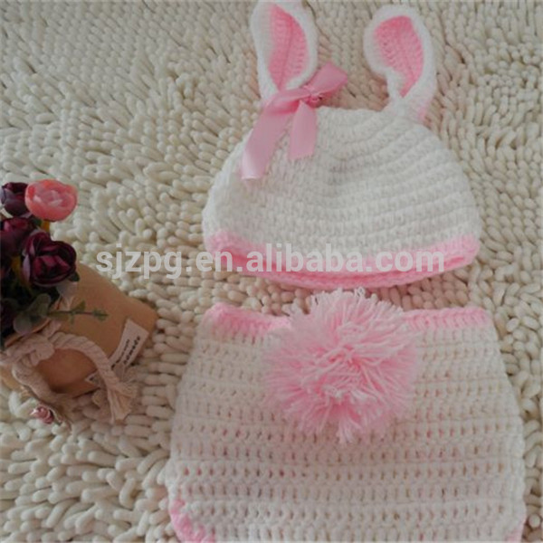 Baby Newborn Crochet Diaper Cover with The Little snail Handmade Hats Set Children Beanies Photo Props-その他ヘッドウエア問屋・仕入れ・卸・卸売り