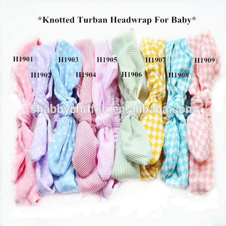 結ばれたターバンheadwrap、 柔らかいジャージーニットheadwrapネクタイヘッドバンド||/ヘッドスカーフ-その他ヘッドウエア問屋・仕入れ・卸・卸売り