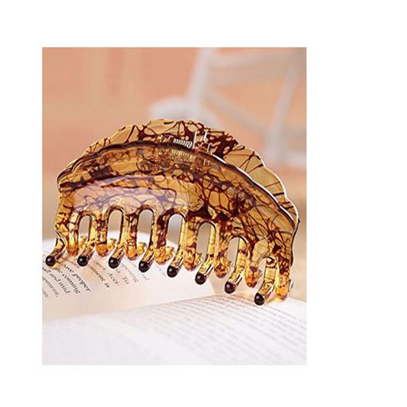 ファッショナブルなミドルサイズ高品質のプラスチック樹脂毛の太い髪のための爪のヘアクリップ-ヘアクロー問屋・仕入れ・卸・卸売り