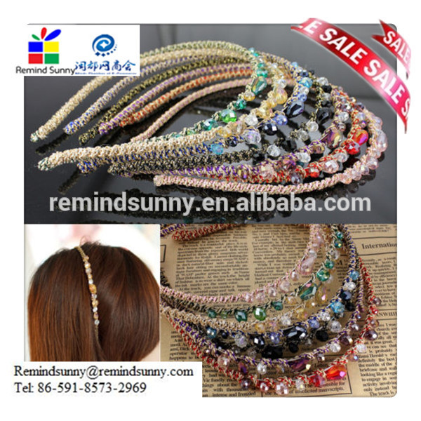 女性レトロラインストーンクリスタルヘッドバンドヘアアクセサリーヘアピンクリップ髪留め-ヘアピン問屋・仕入れ・卸・卸売り