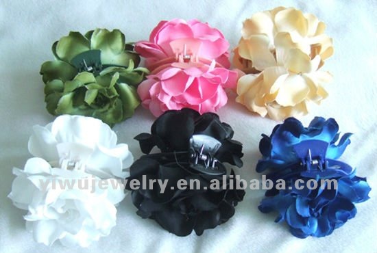 ファッションアクセサリー安価な装飾的な帽子girs布花の髪爪-ヘアクロー問屋・仕入れ・卸・卸売り