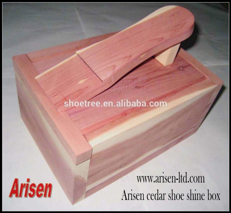 ヒマラヤスギの木製の靴の輝やき箱-靴修理設備問屋・仕入れ・卸・卸売り