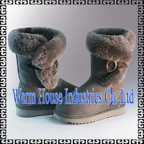 2016新しいファッション100%純粋な羊皮冬の雪のブーツ-革靴問屋・仕入れ・卸・卸売り