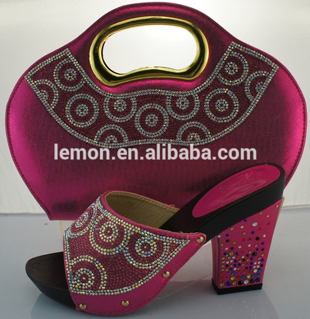 新しいスタイルレディース靴女性スリッパとファッションハンドバッグ用セット4異なる色ME2216-フォーマルシューズ問屋・仕入れ・卸・卸売り