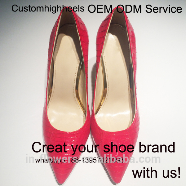 ハイエンド品質レザー靴oem odmパイソン革高級女性の高heeshoes-フォーマルシューズ問屋・仕入れ・卸・卸売り